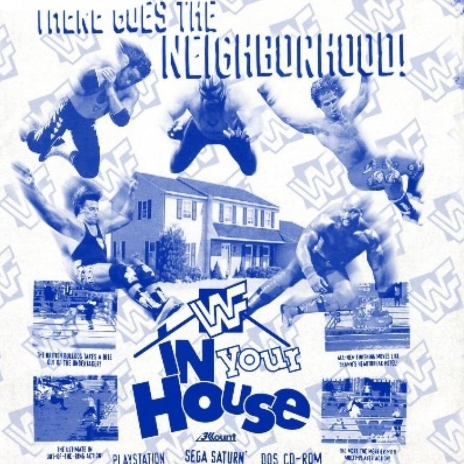WWF "In Your House: There Goes The Neighborhood!" AOP T-Shirt