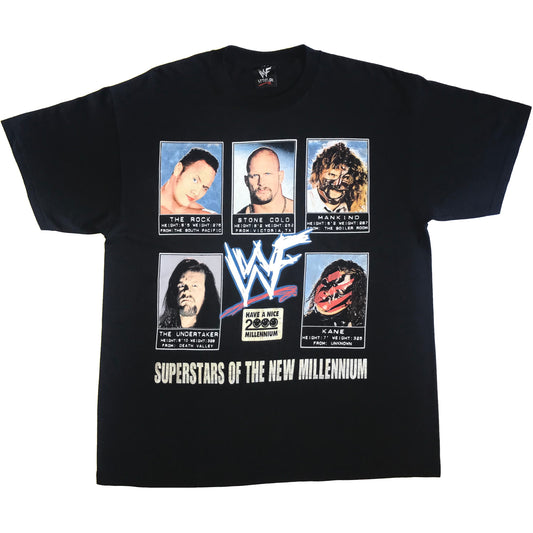 WWF "SuperStars Of The New Millennium" Tee